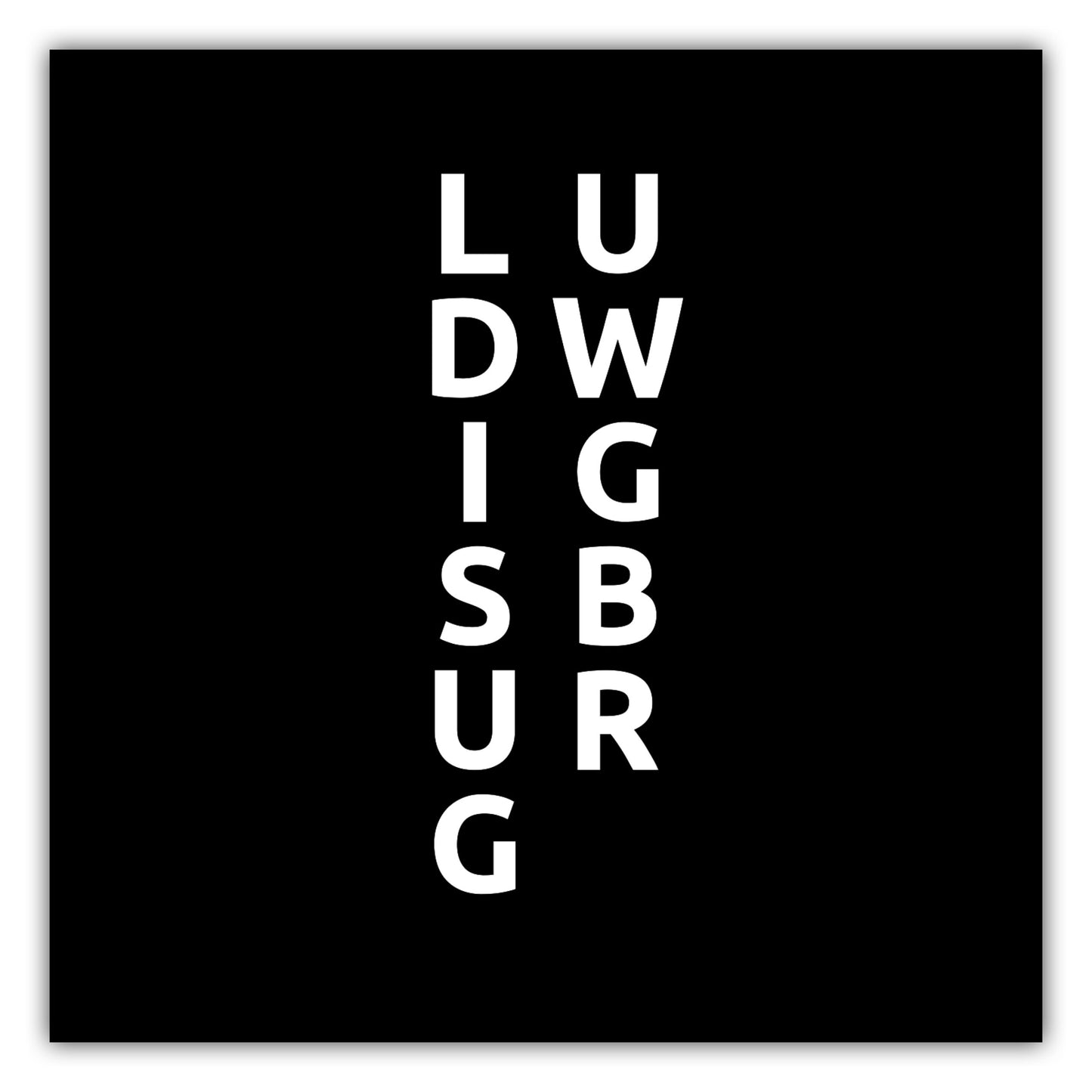 Poster Stadt LUDWIGSBURG