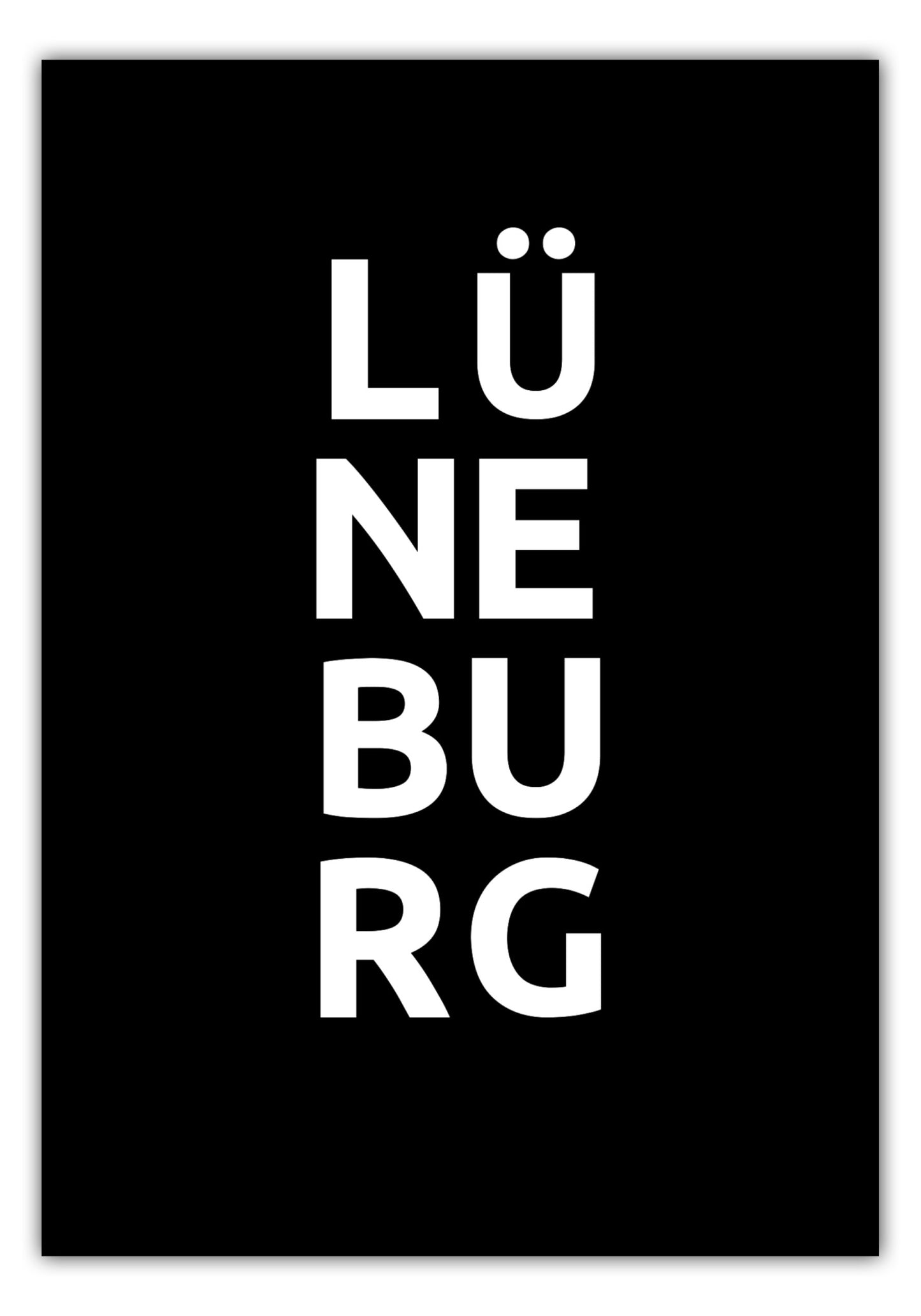Poster Stadt LÜNEBURG