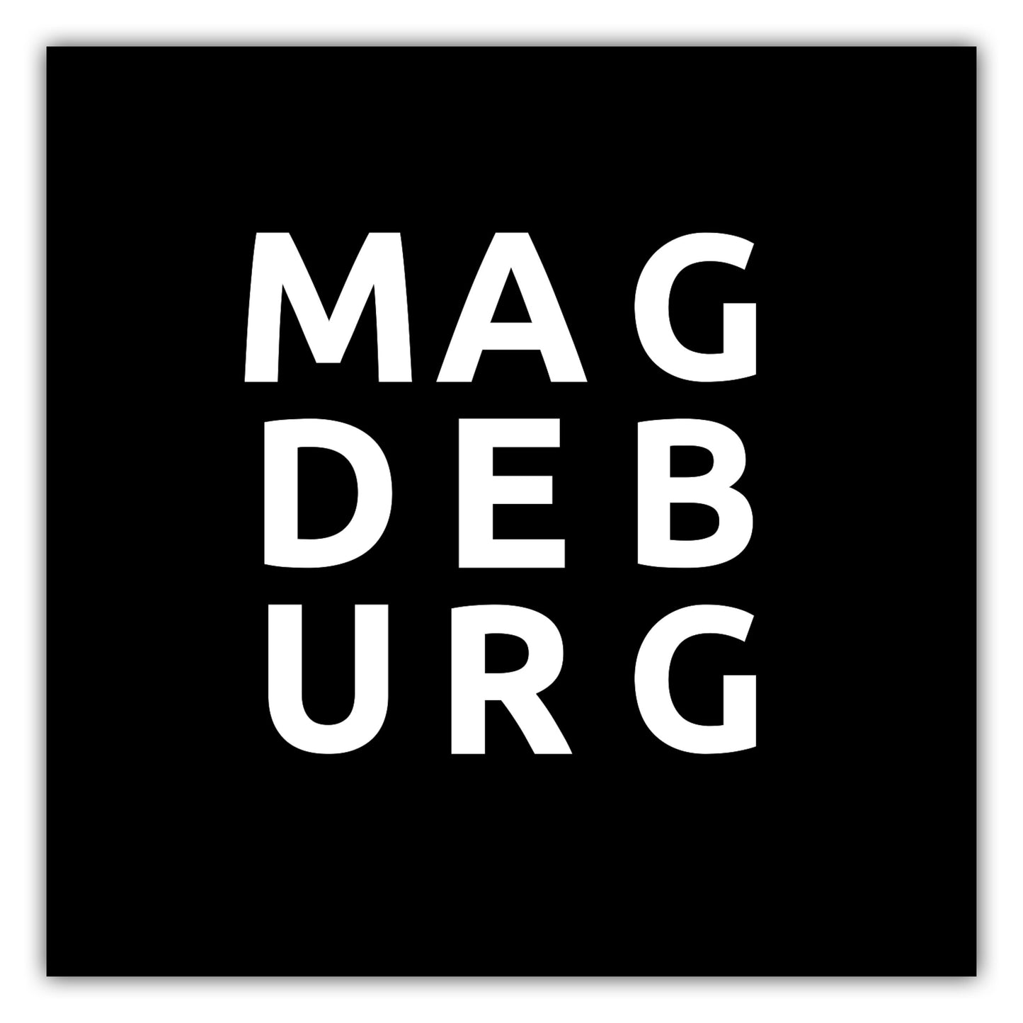 Poster Stadt MAGDEBURG