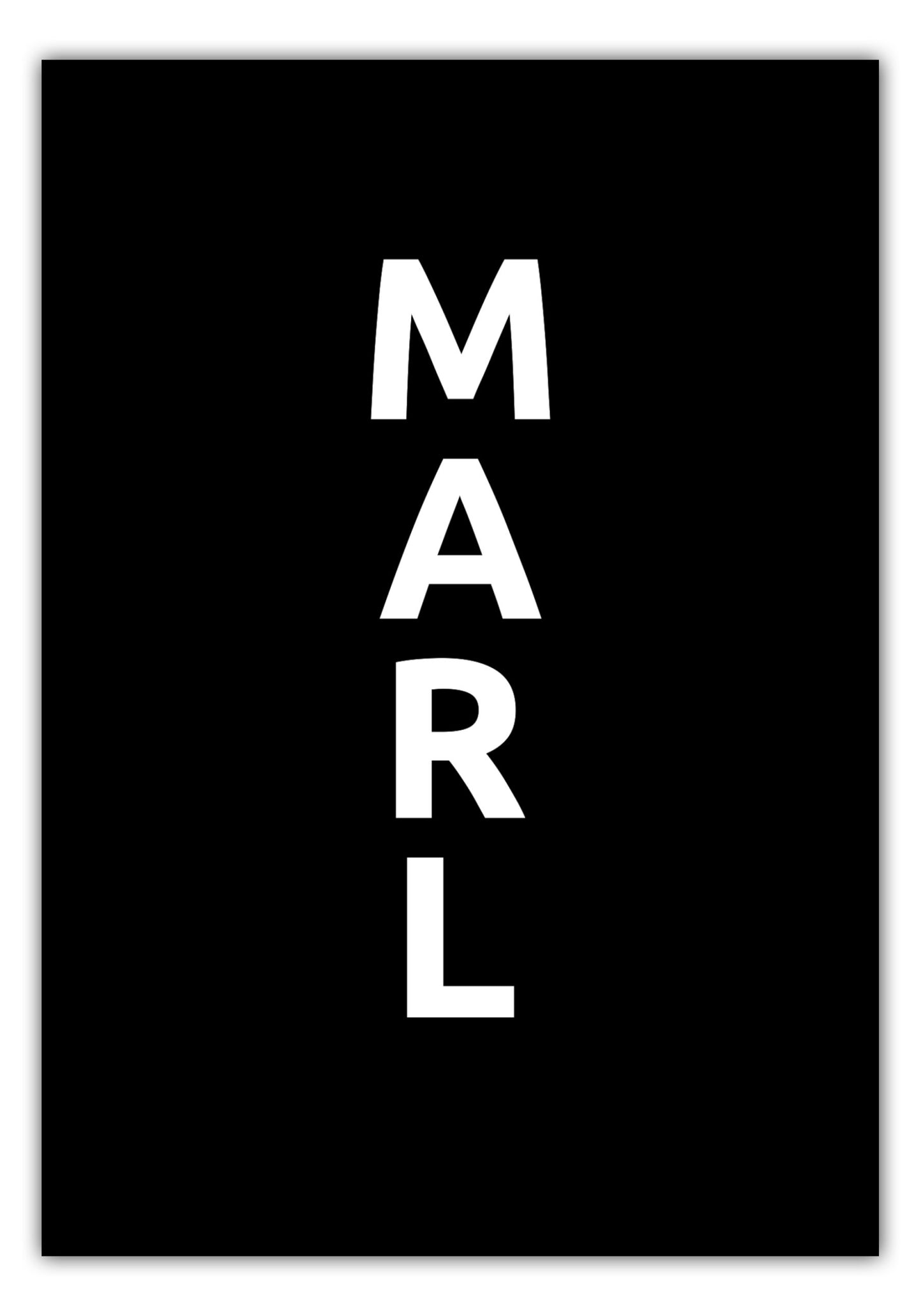 Poster Stadt MARL