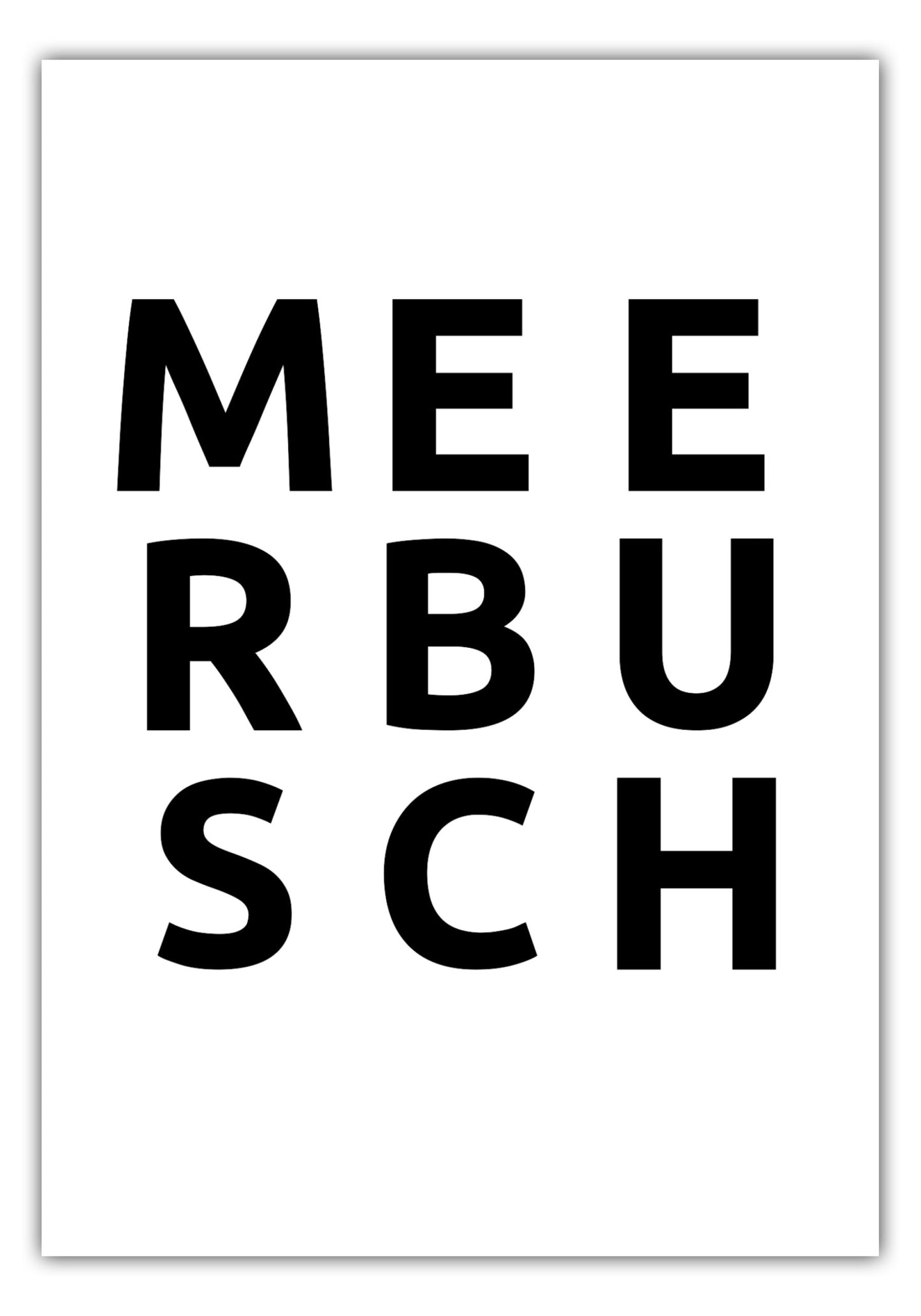 Poster Stadt MEERBUSCH