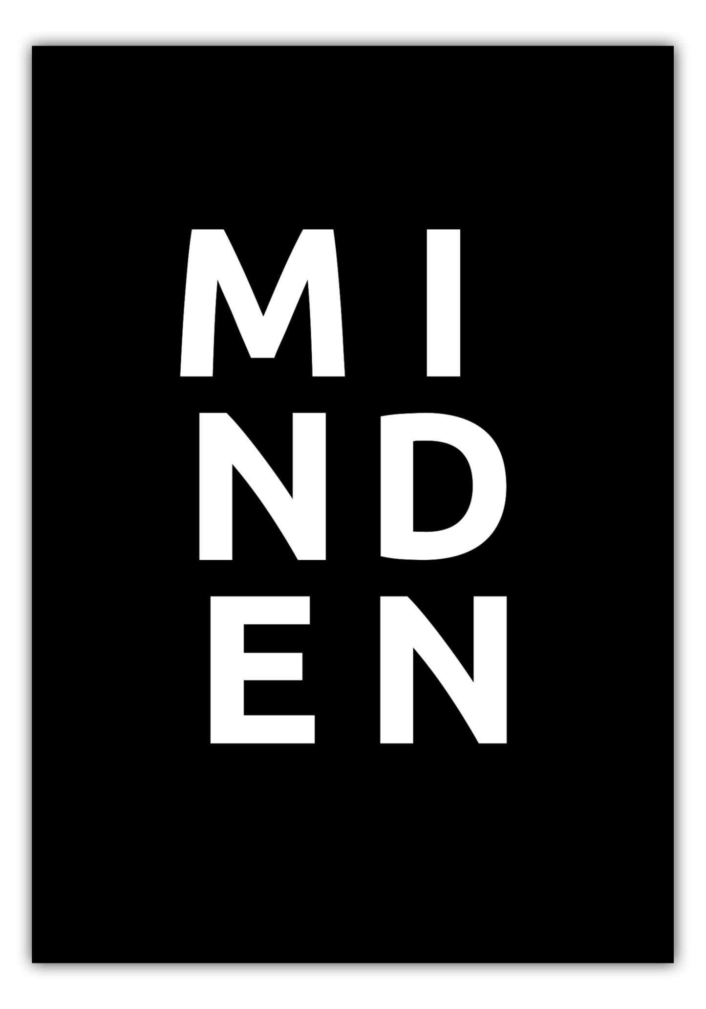 Poster Stadt MINDEN