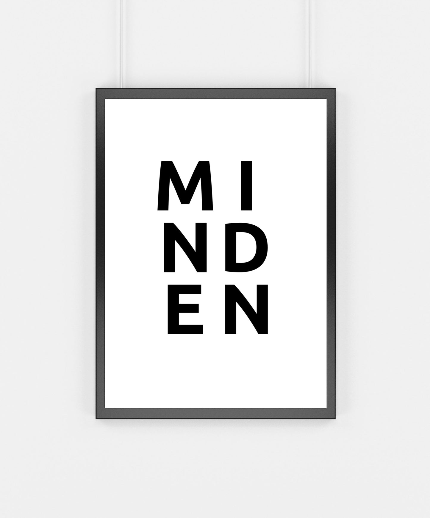 Poster Stadt MINDEN