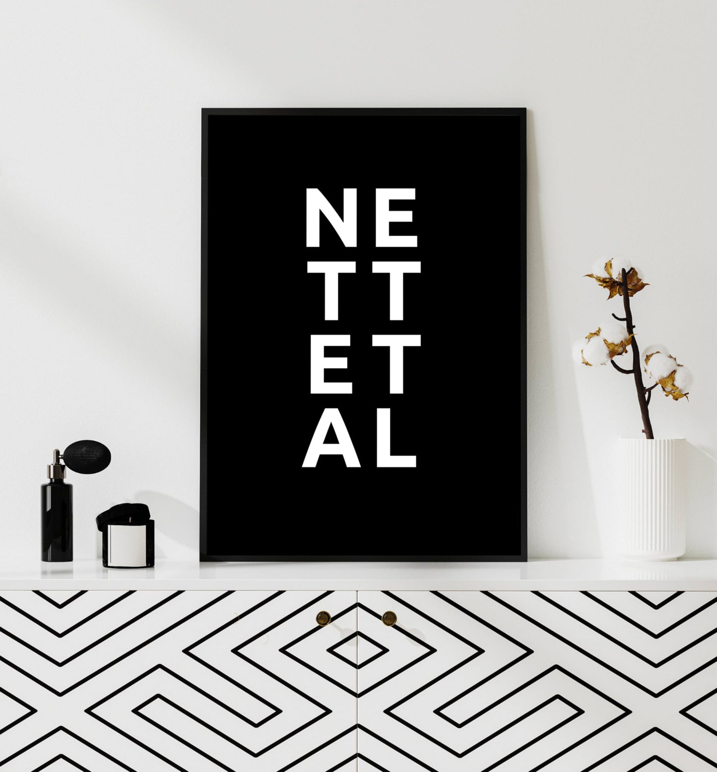 Poster Stadt NETTETAL