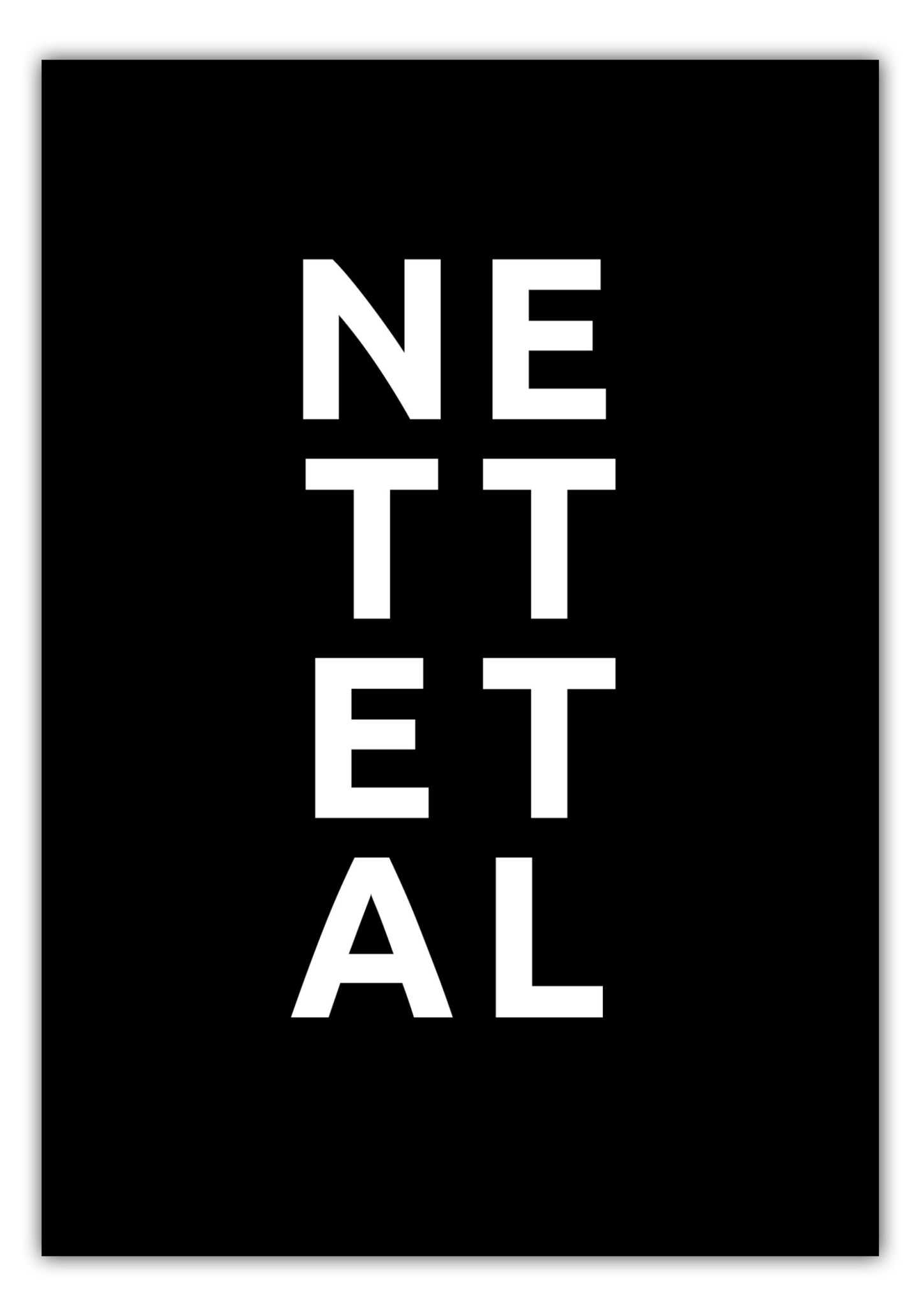 Poster Stadt NETTETAL