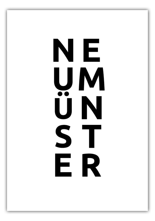 Poster Stadt NEUMÜNSTER