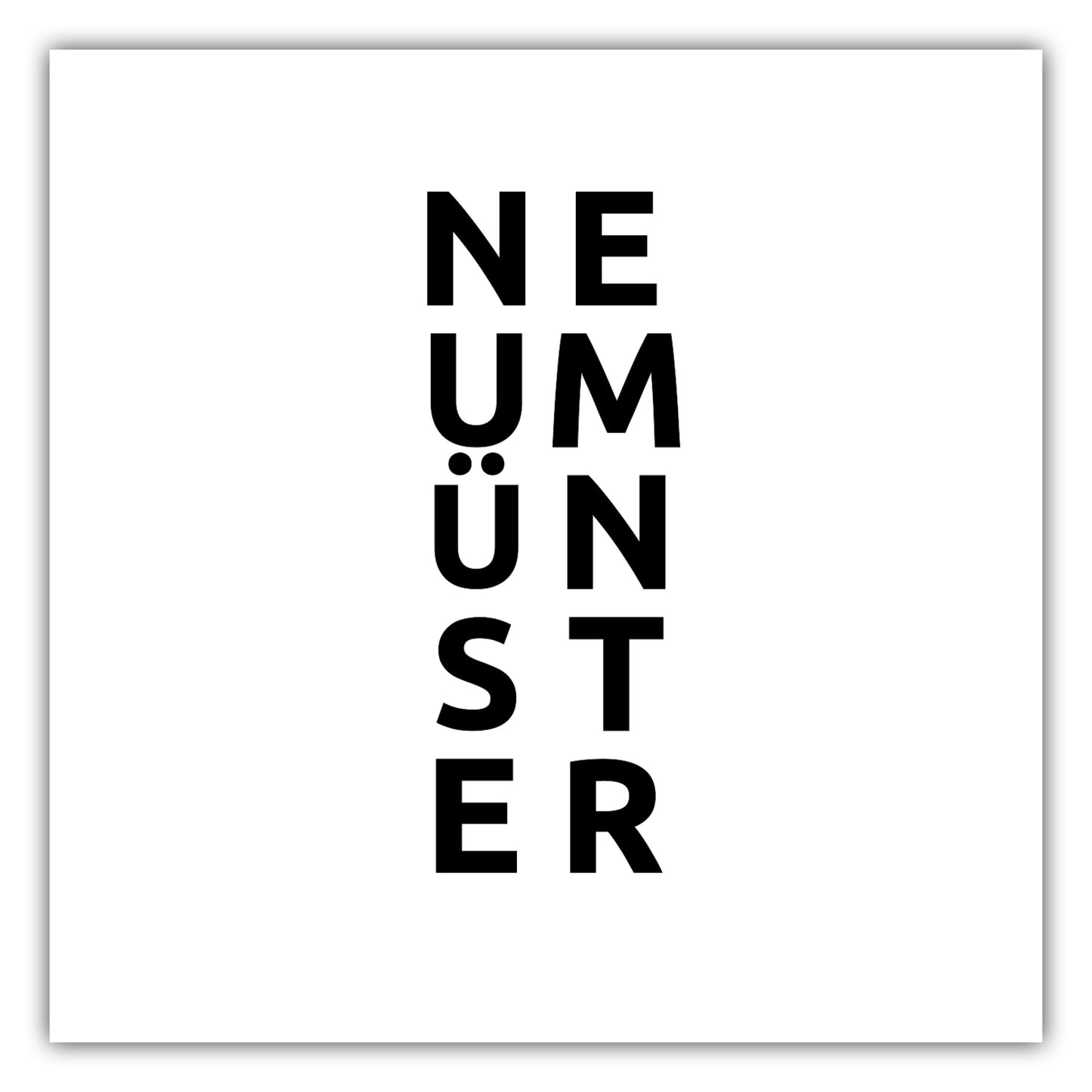 Poster Stadt NEUMÜNSTER