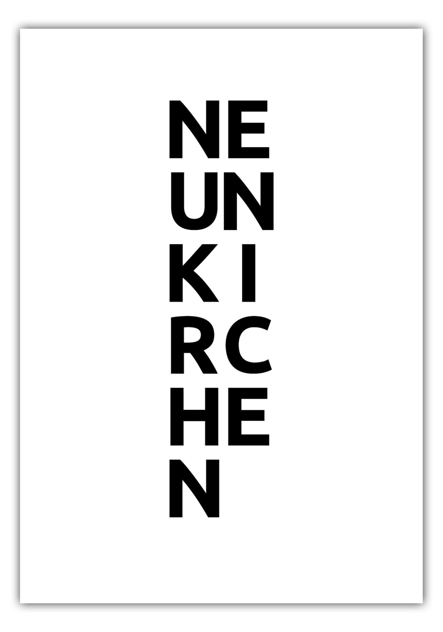 Poster Stadt NEUNKIRCHEN