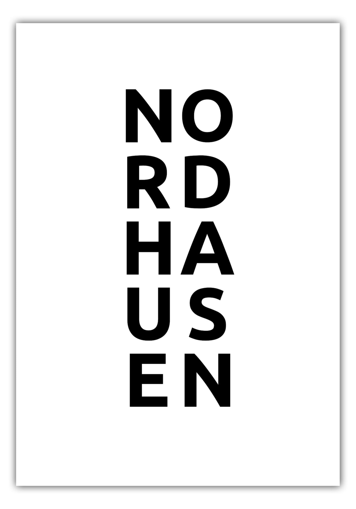 Poster Stadt NORDHAUSEN
