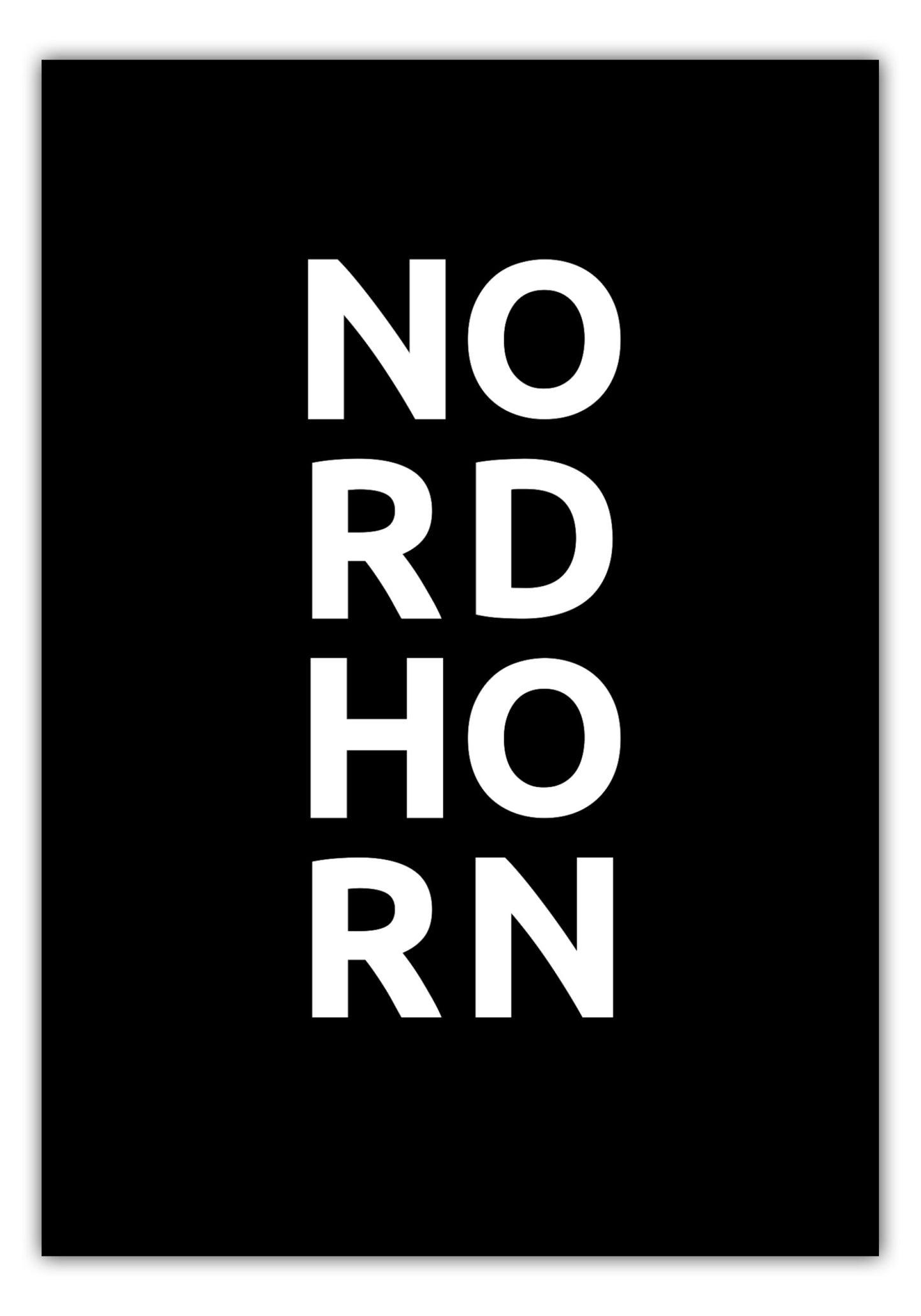Poster Stadt NORDHORN