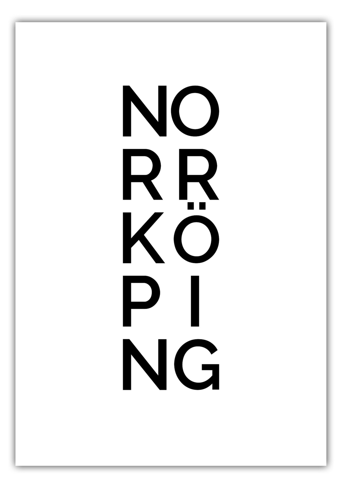 Poster Stadt NORRKÖPING