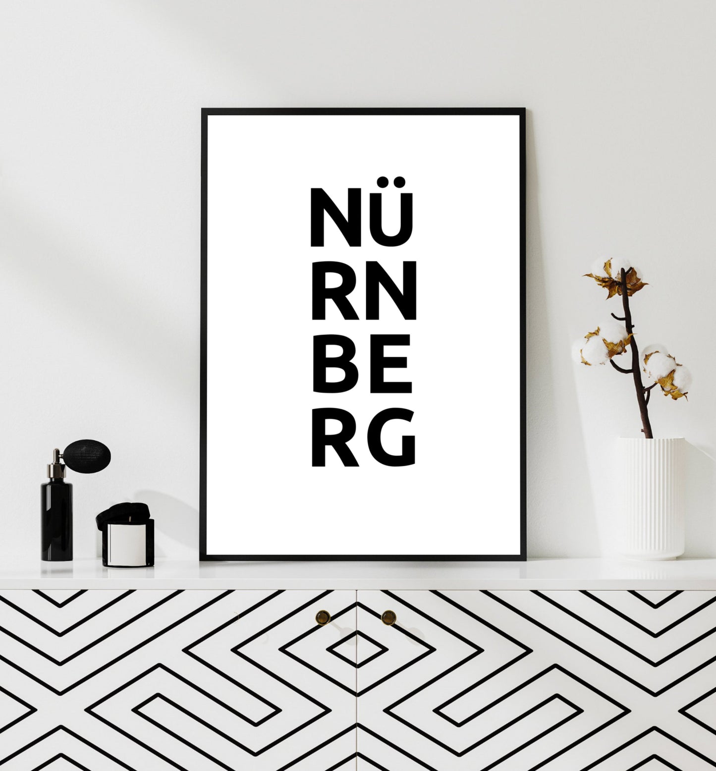 Poster Stadt NÜRNBERG