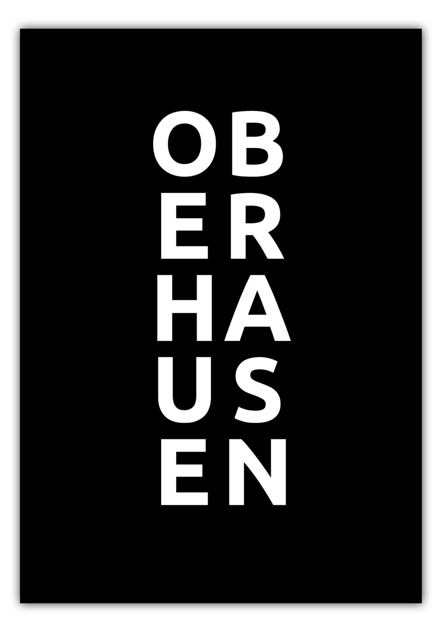 Poster Stadt OBERHAUSEN
