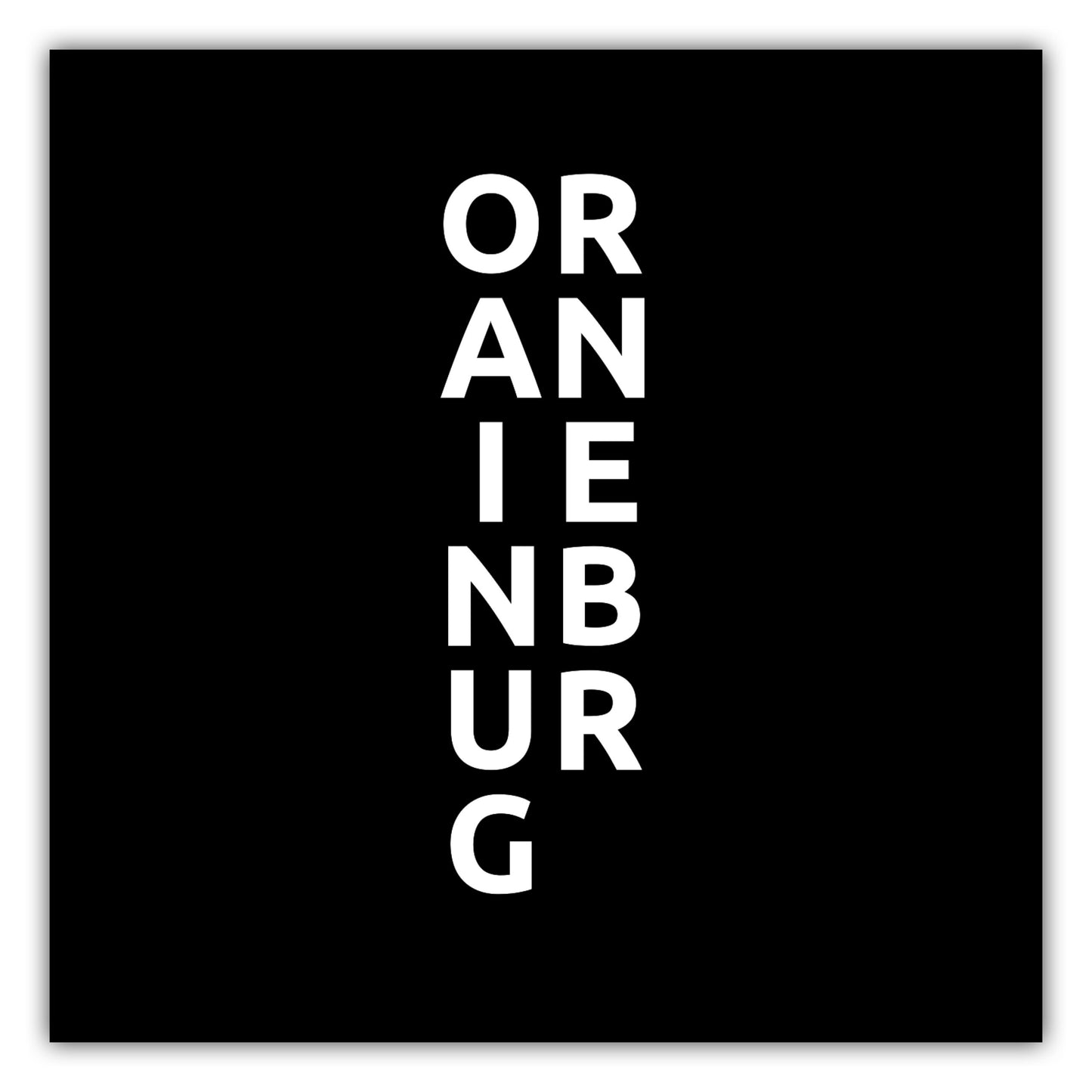 Poster Stadt ORANIENBURG