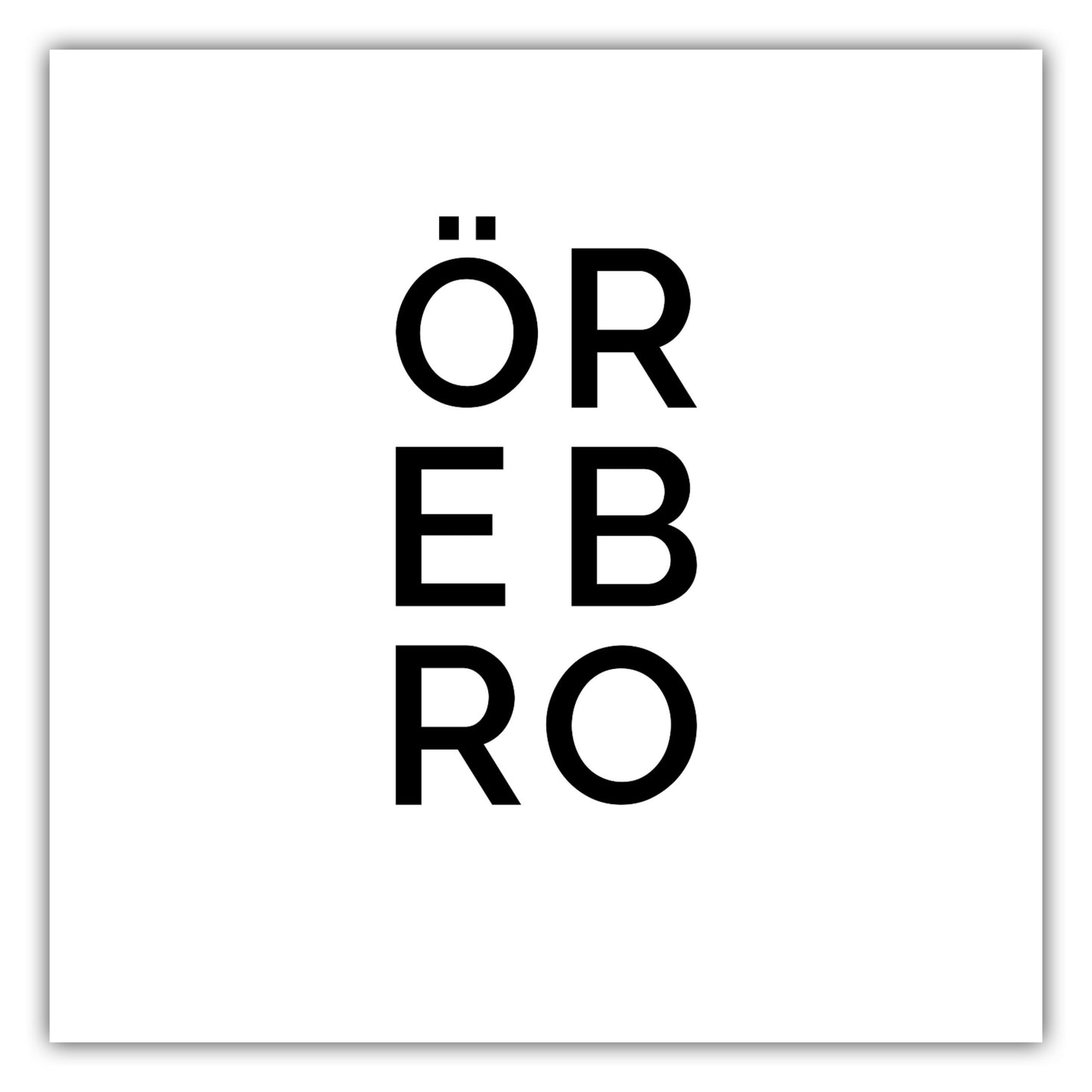 Poster Stadt ÖREBRO