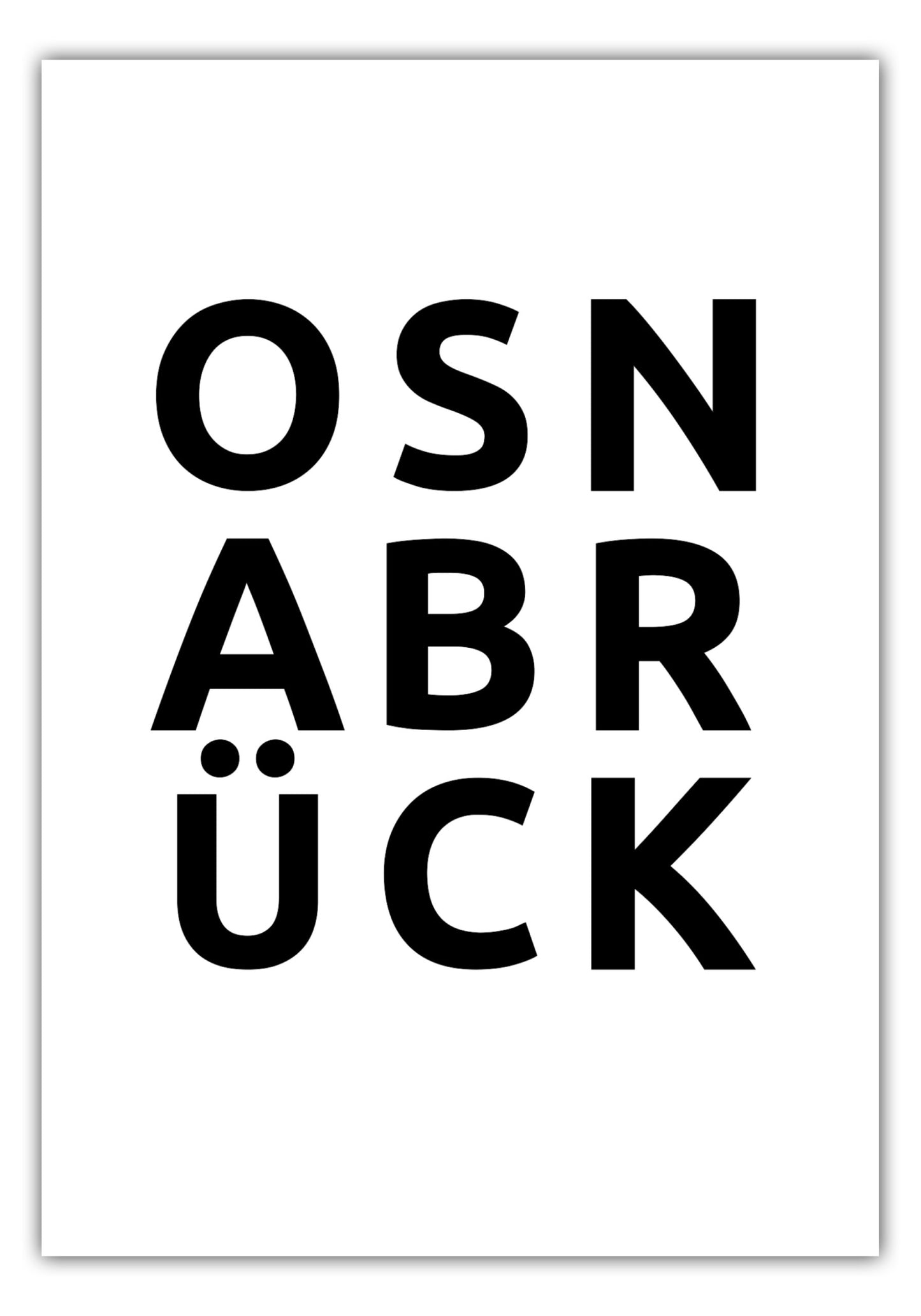 Poster Stadt OSNABRÜCK