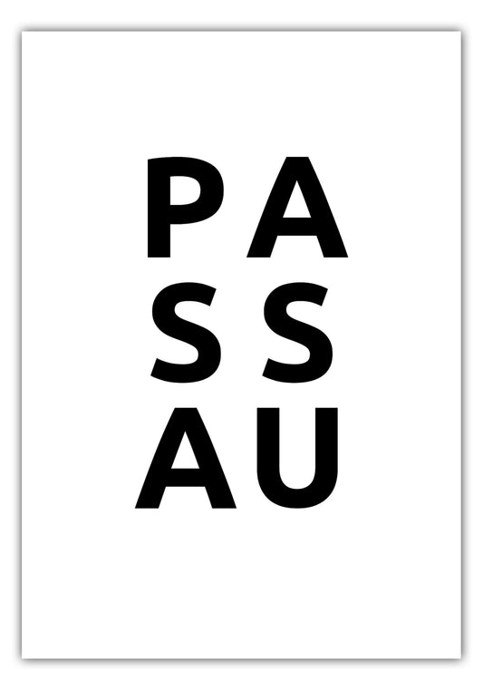 Poster Stadt PASSAU