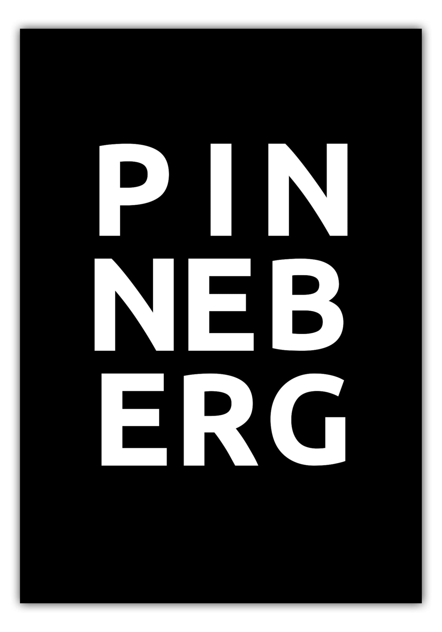 Poster Stadt PINNEBERG