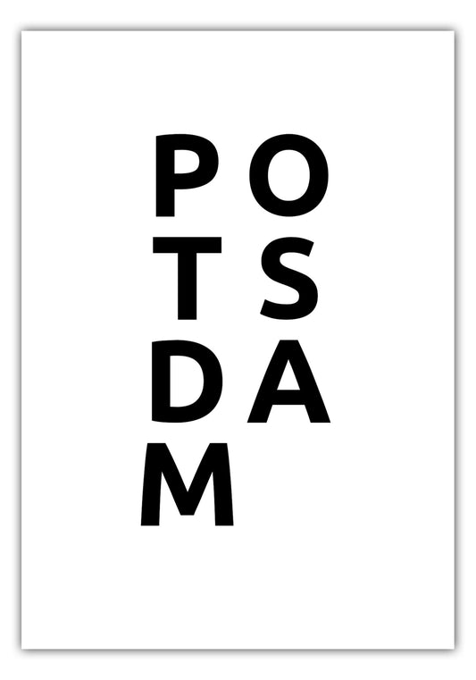 Poster Stadt POTSDAM