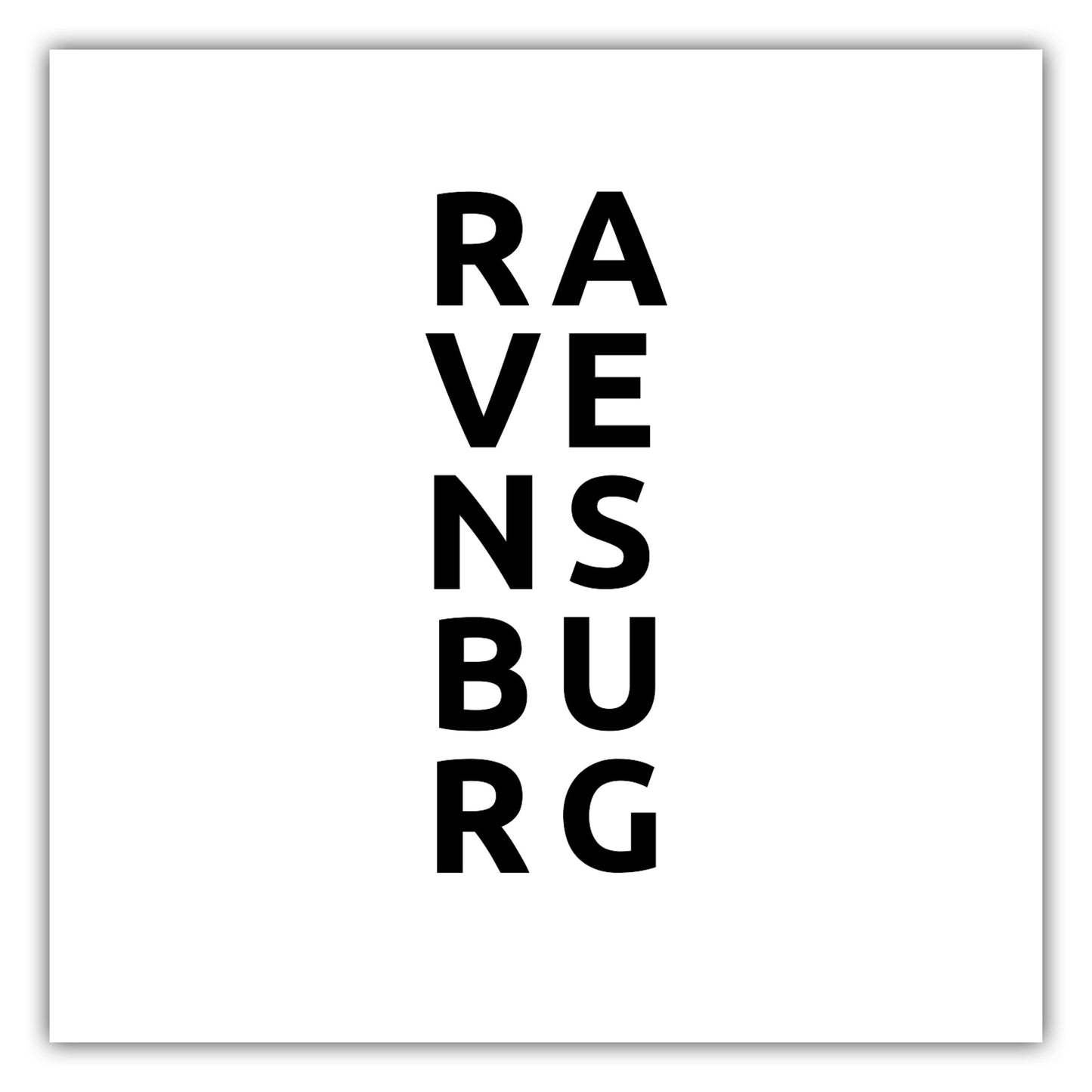 Poster Stadt RAVENSBURG