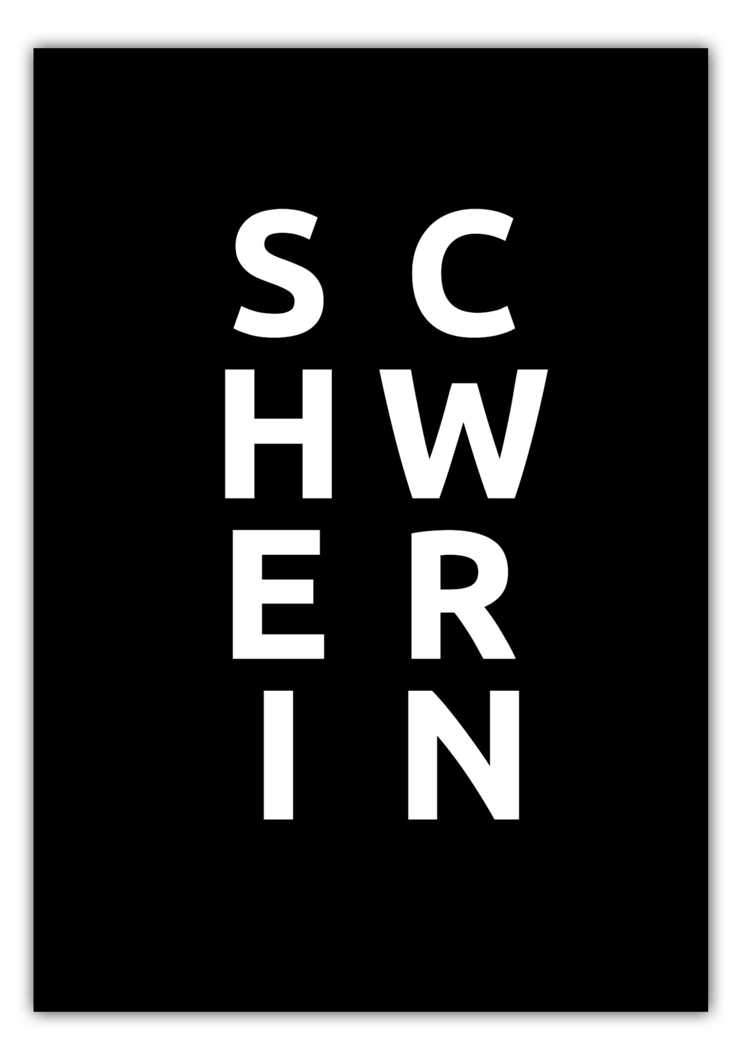 Poster Stadt SCHWERIN