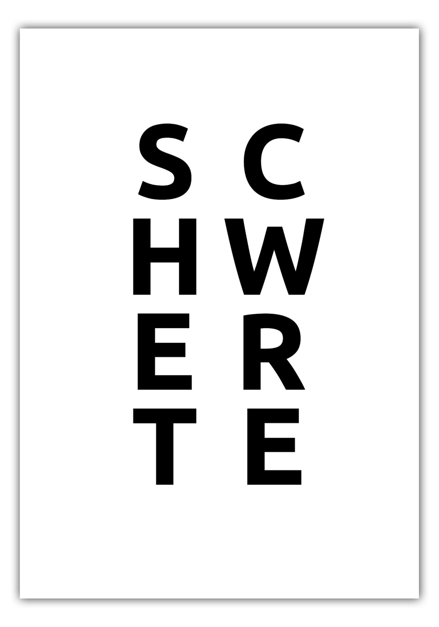 Poster Stadt SCHWERTE