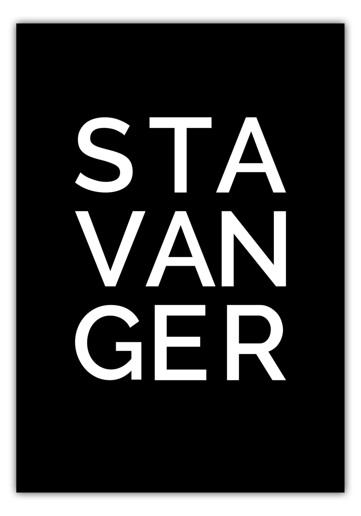 Poster Stadt STAVANGER