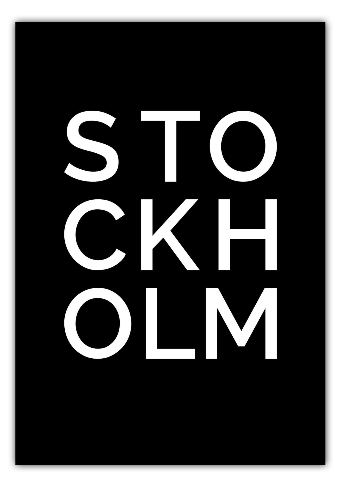 Poster Stadt STOCKHOLM