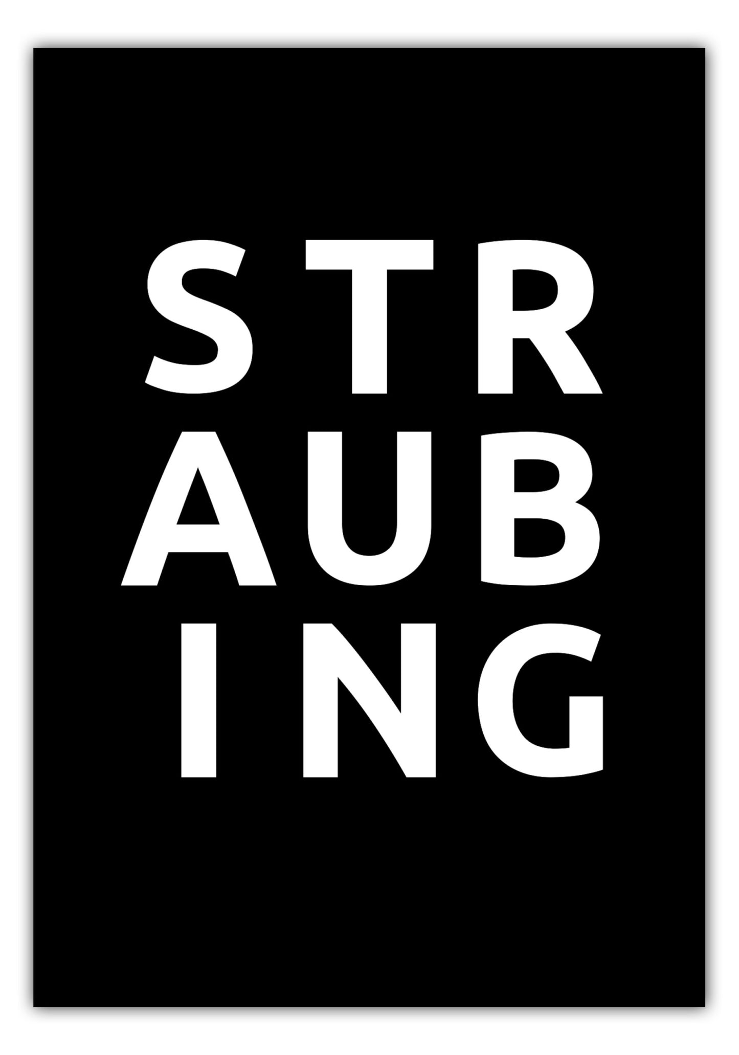 Poster Stadt STRAUBING