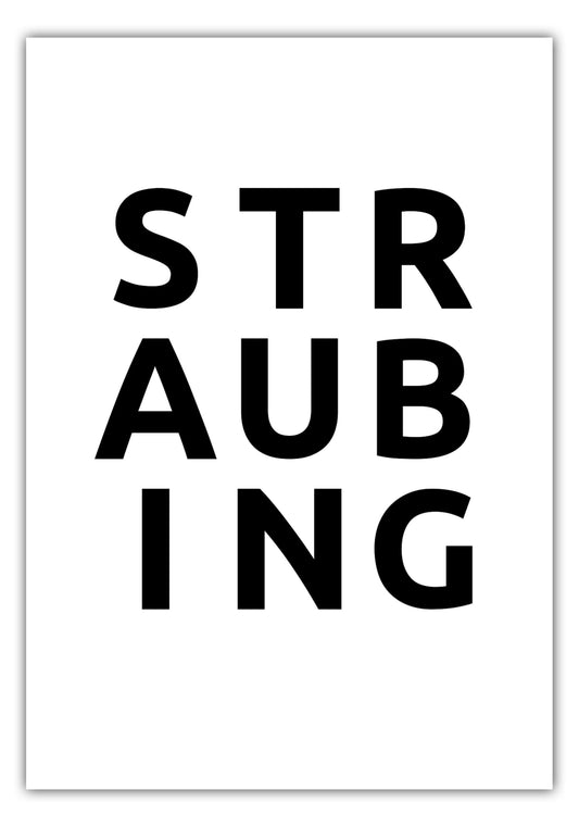 Poster Stadt STRAUBING