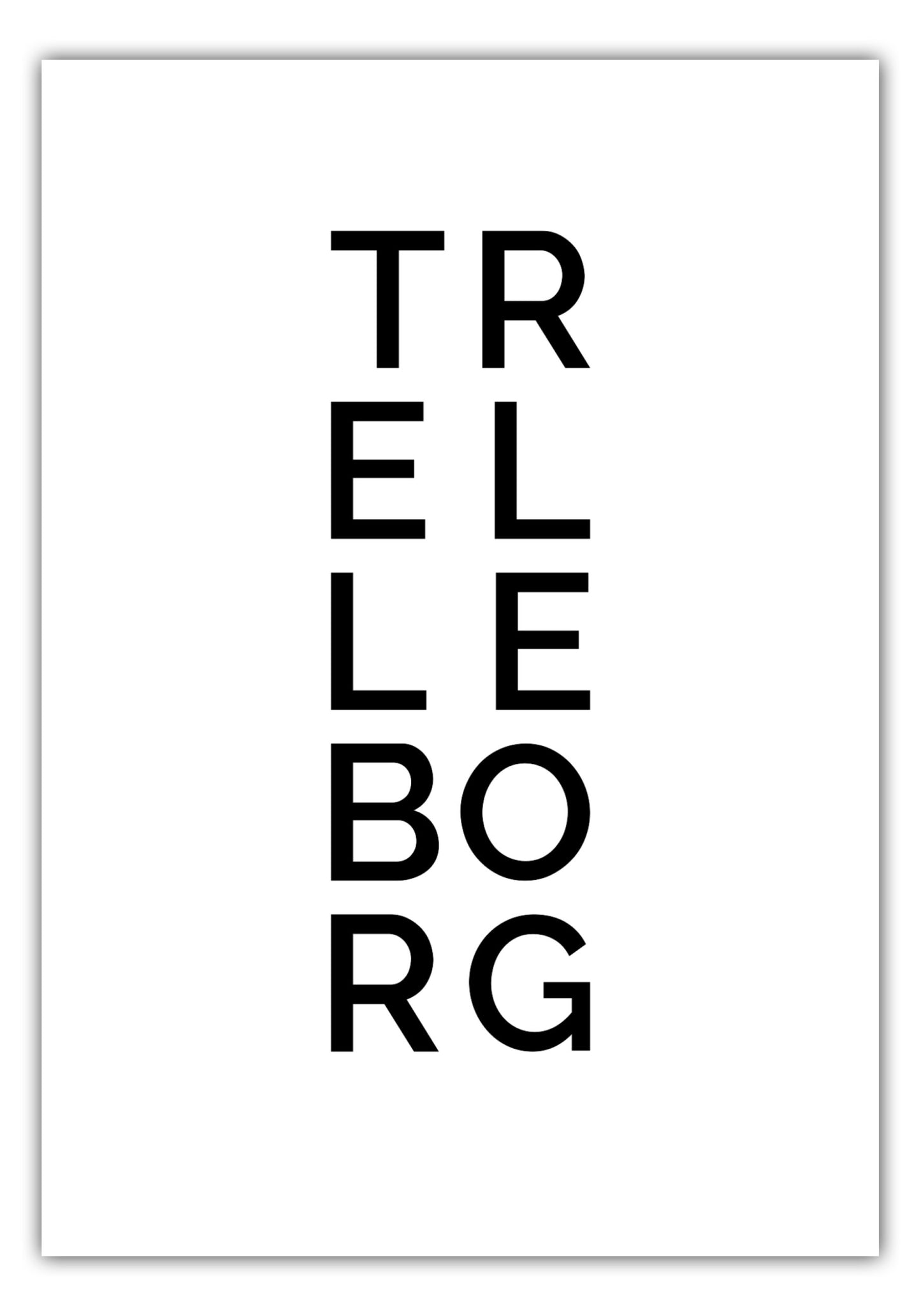 Poster Stadt TRELLEBORG