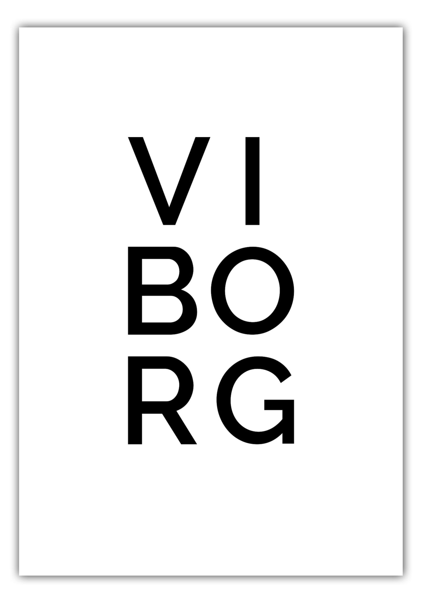 Poster Stadt VIBORG