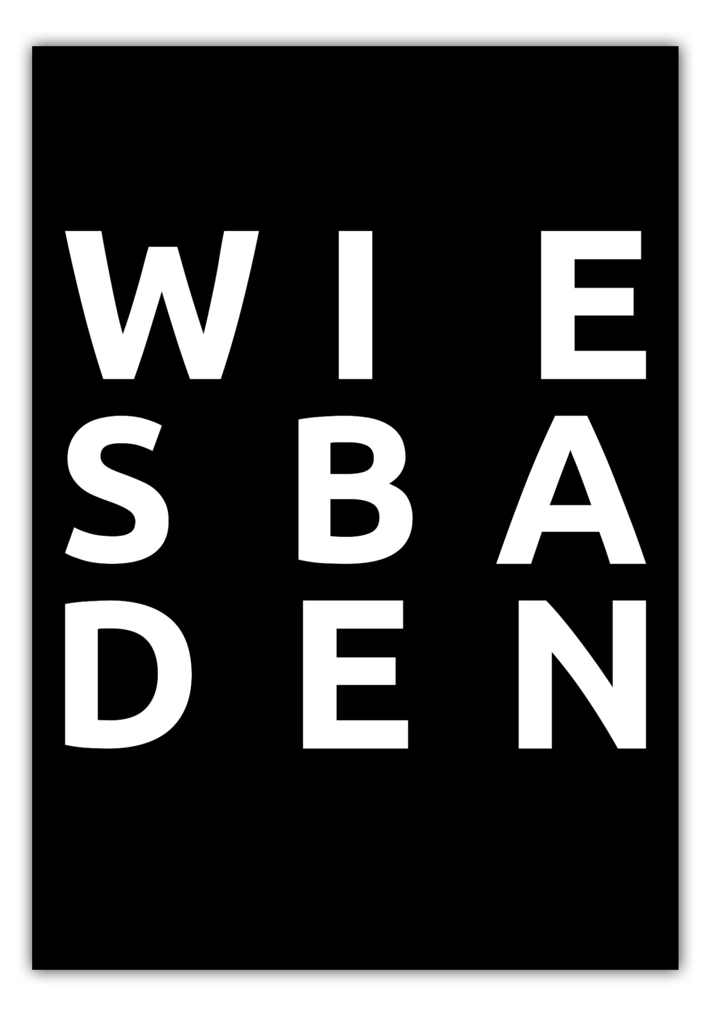 Poster Stadt WIESBADEN