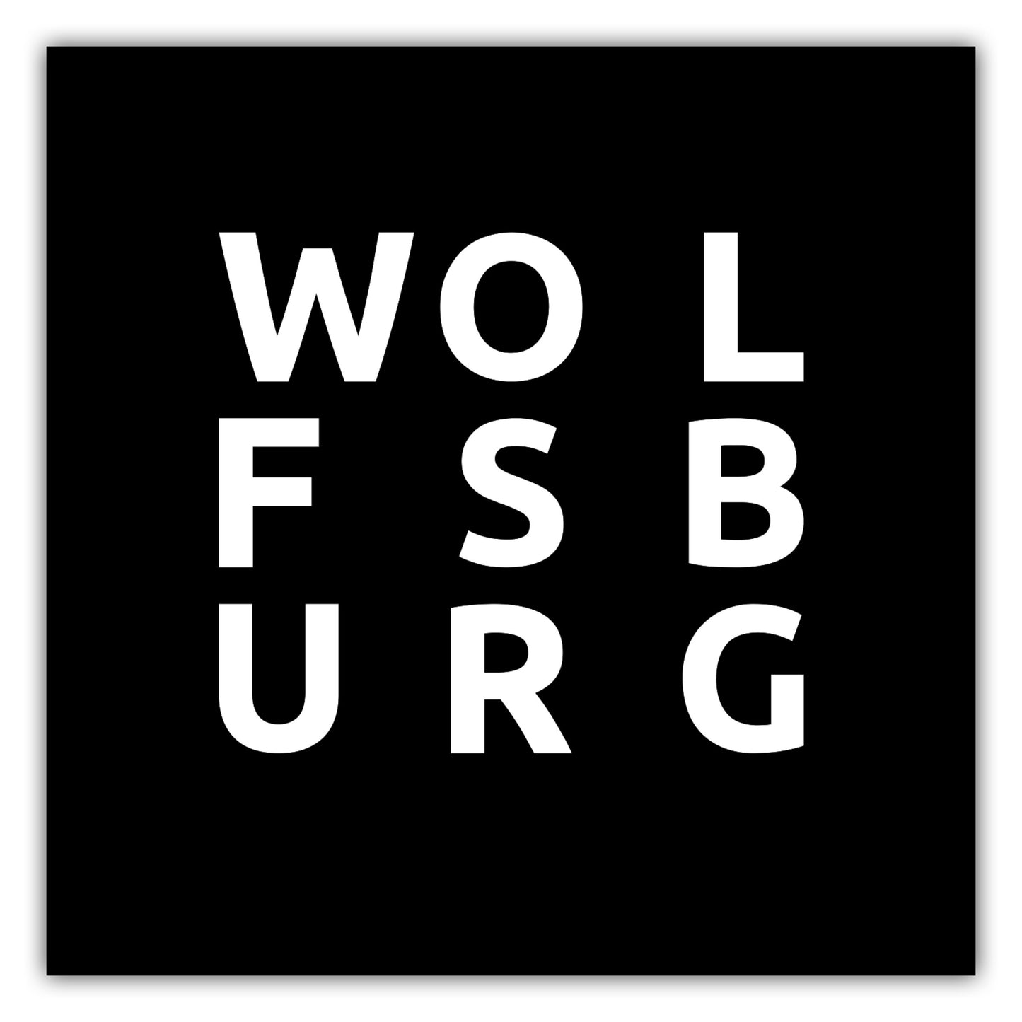 Poster Stadt WOLFSBURG