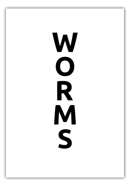 Poster Stadt WORMS