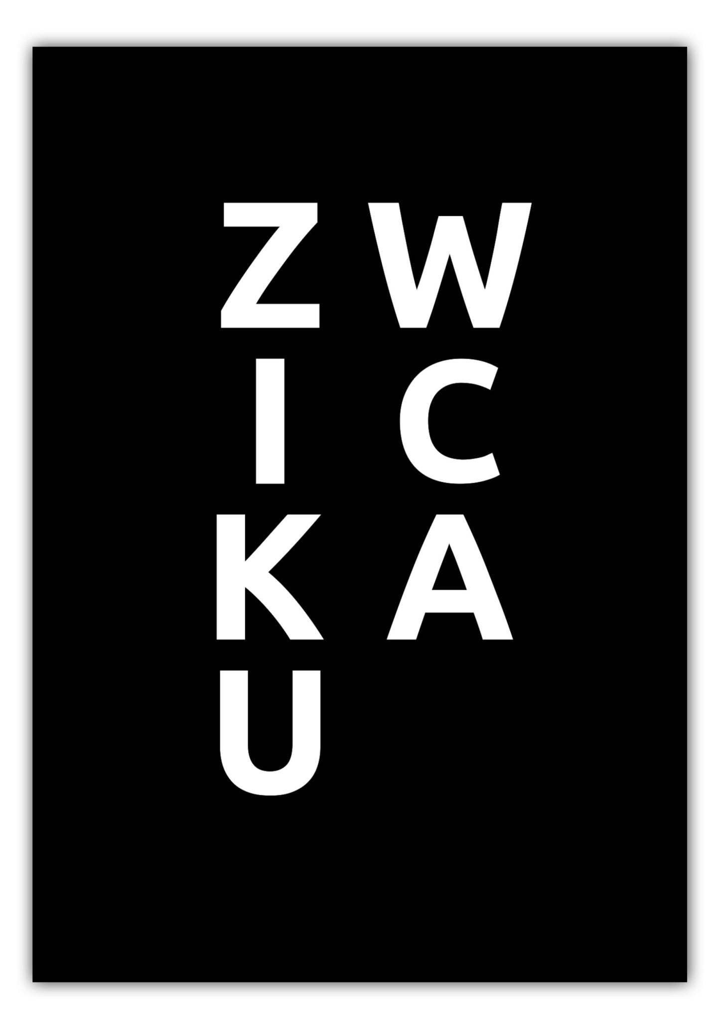 Poster Stadt ZWICKAU