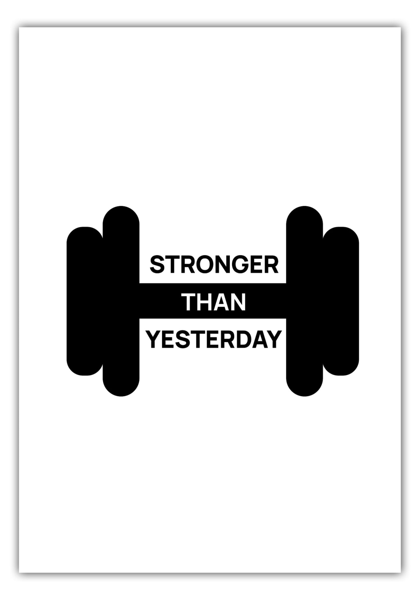 Poster Stronger Than Yesterday