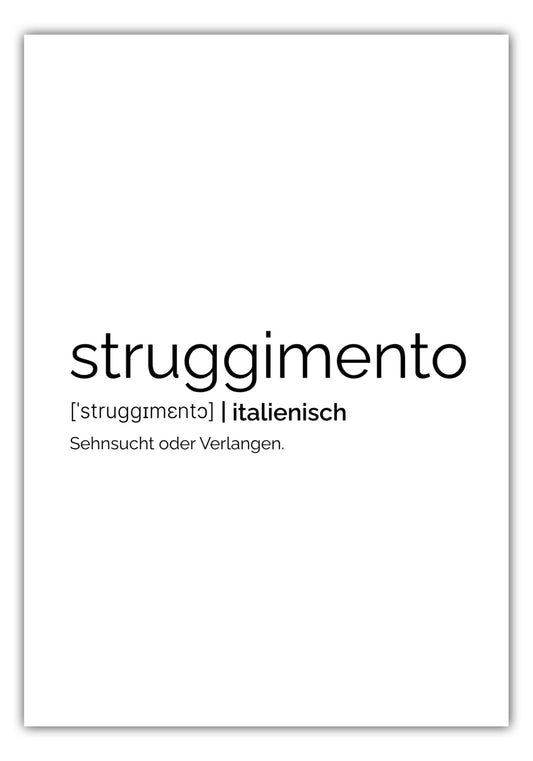 Poster Struggimento