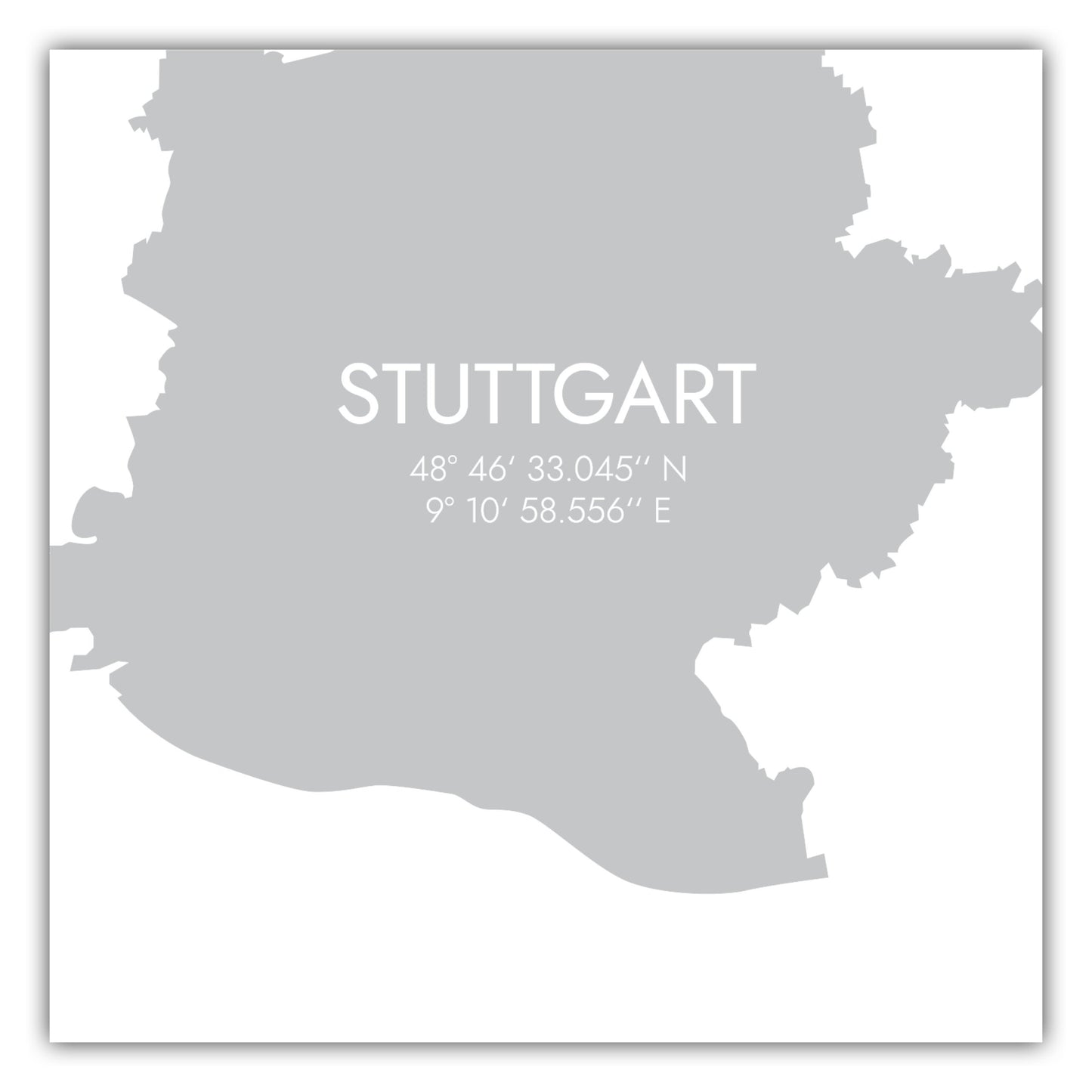 Poster Stuttgart Koordinaten #5