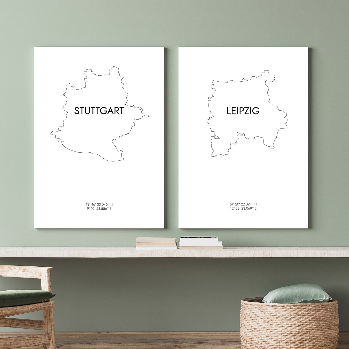 Poster Stuttgart Koordinaten #8