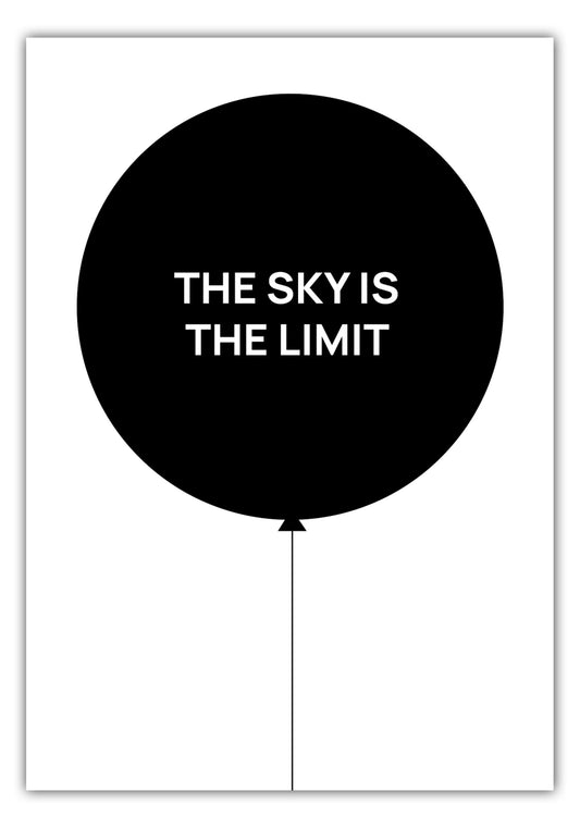 Poster The Sky Is The Limit