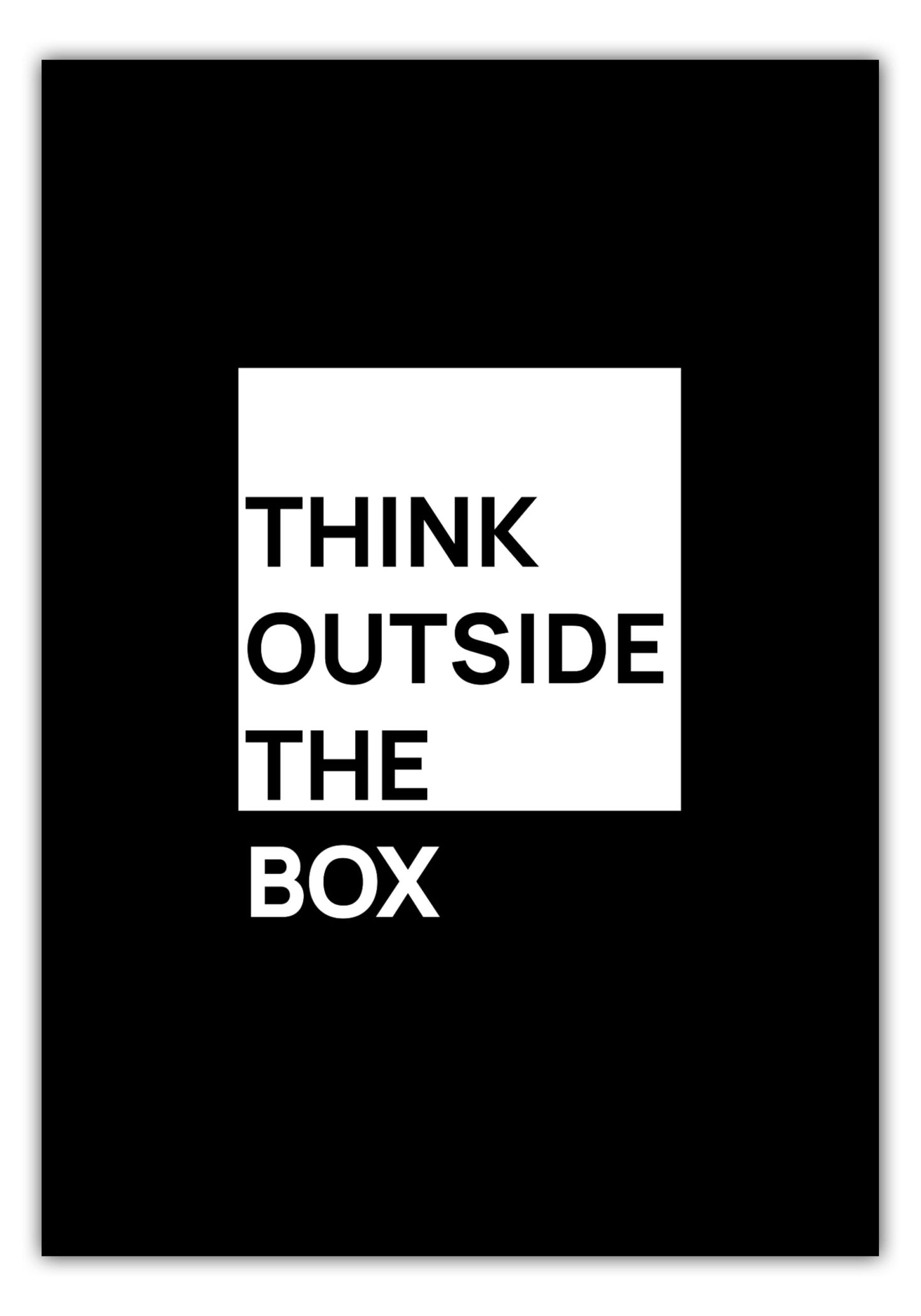 Poster Think Outside The Box