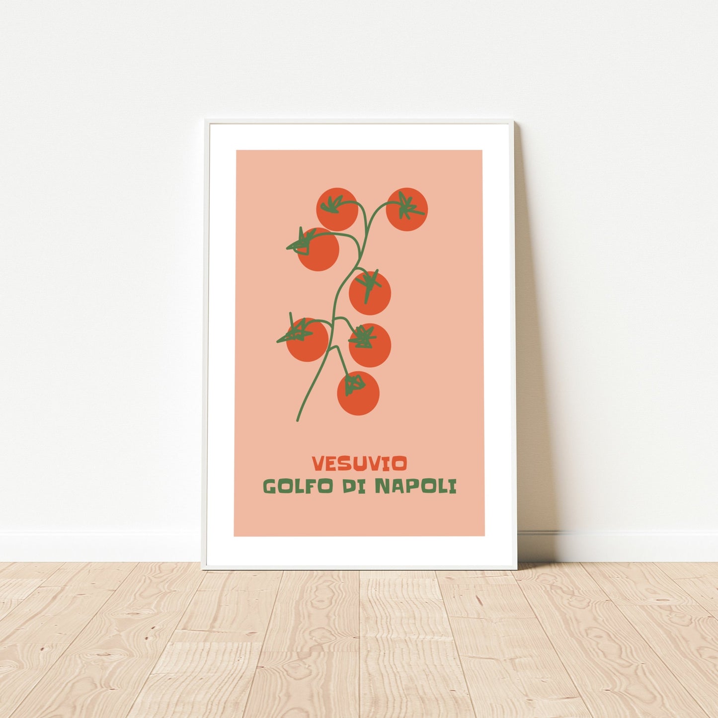 Poster Tomaten - Vesuvio Golfo di Napoli - La Dolce Vita Collection