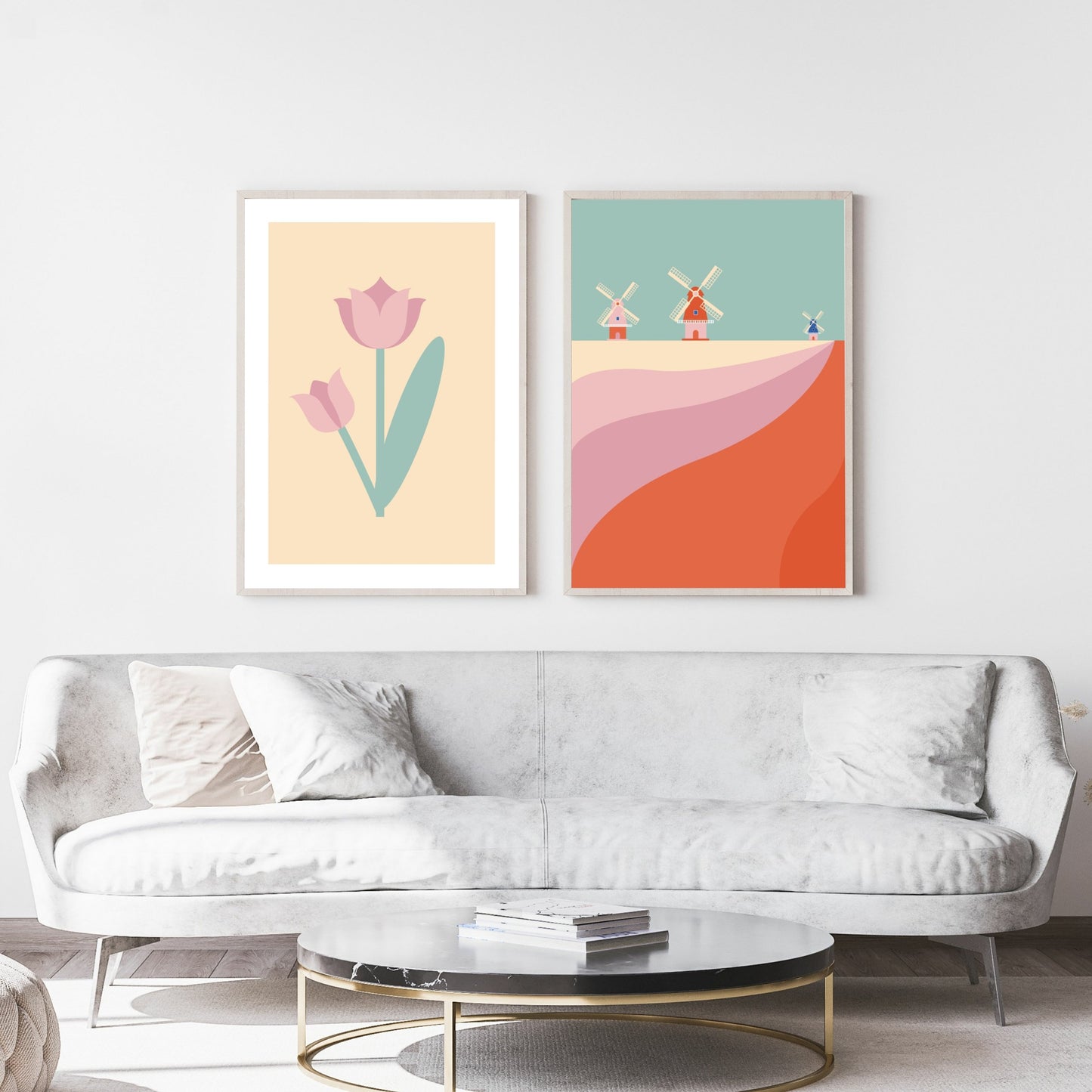Poster Tulpe Rosa - Dreamy Dutch Collection