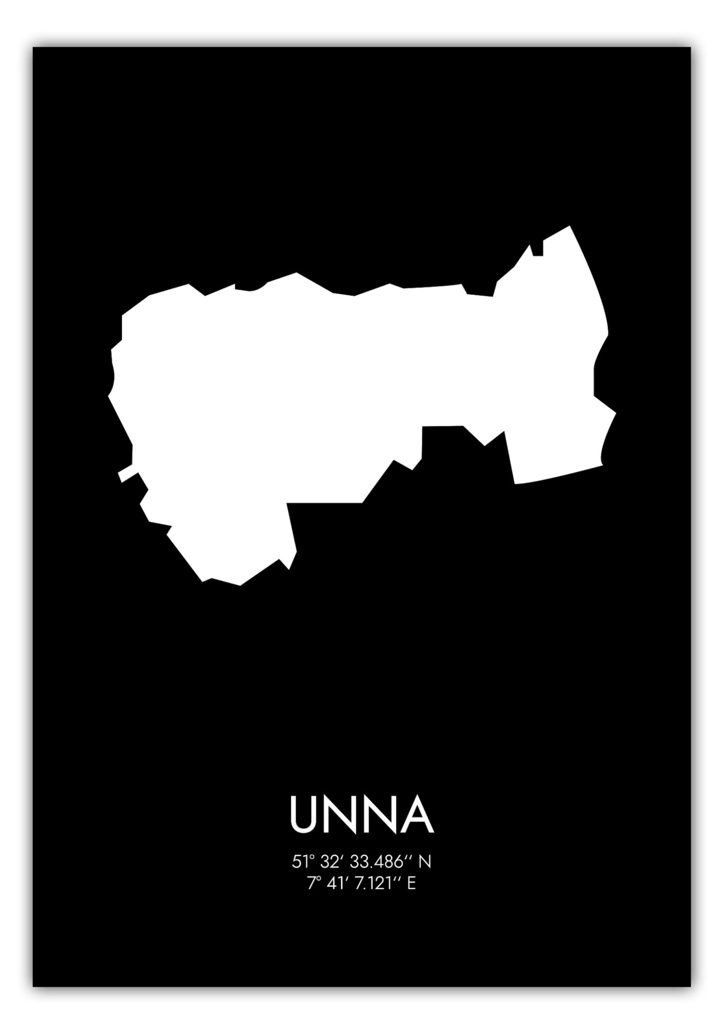 Poster Unna Koordinaten #3