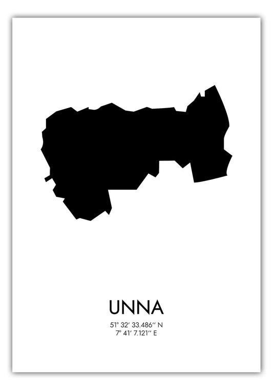 Poster Unna Koordinaten #3