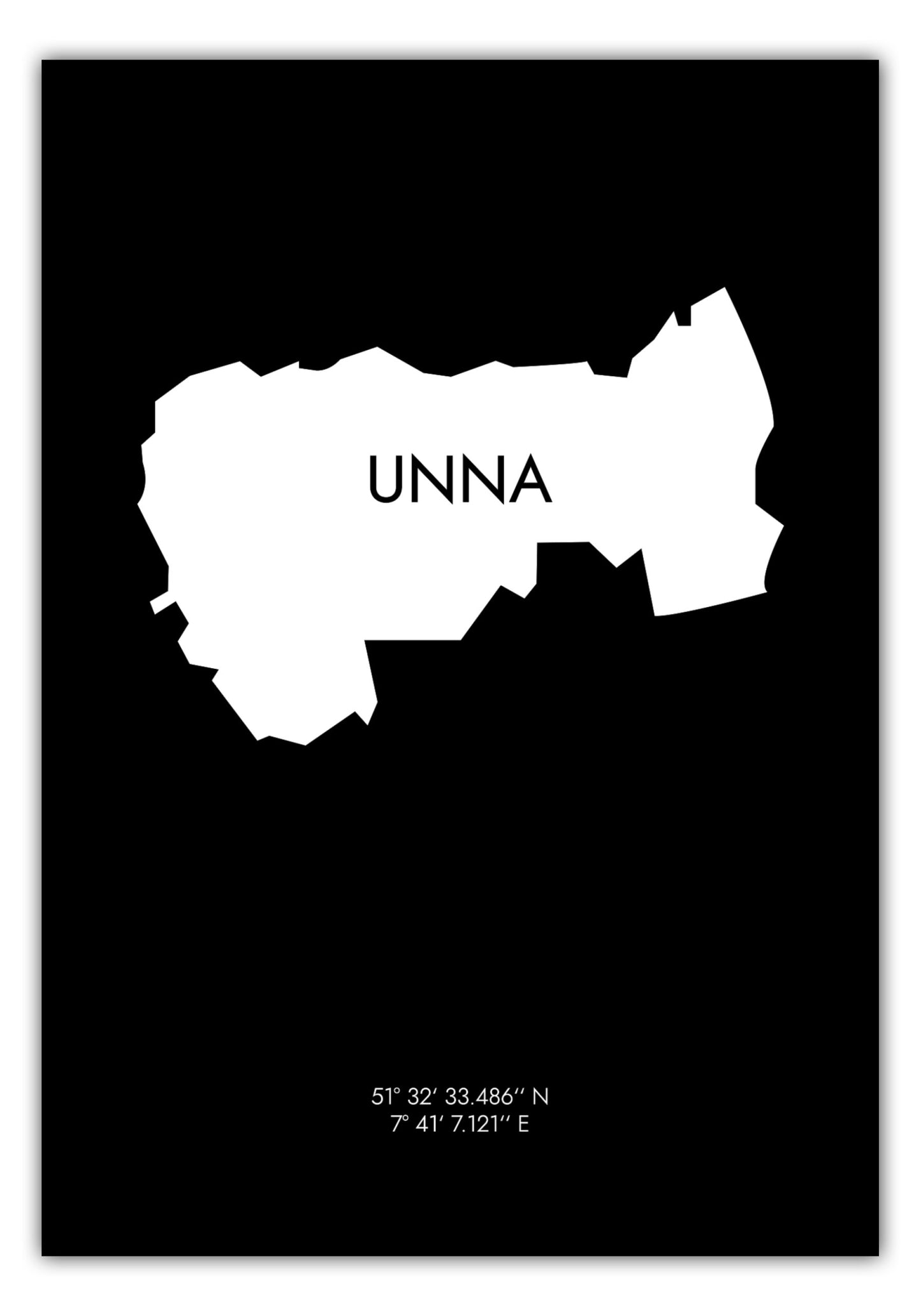 Poster Unna Koordinaten #6