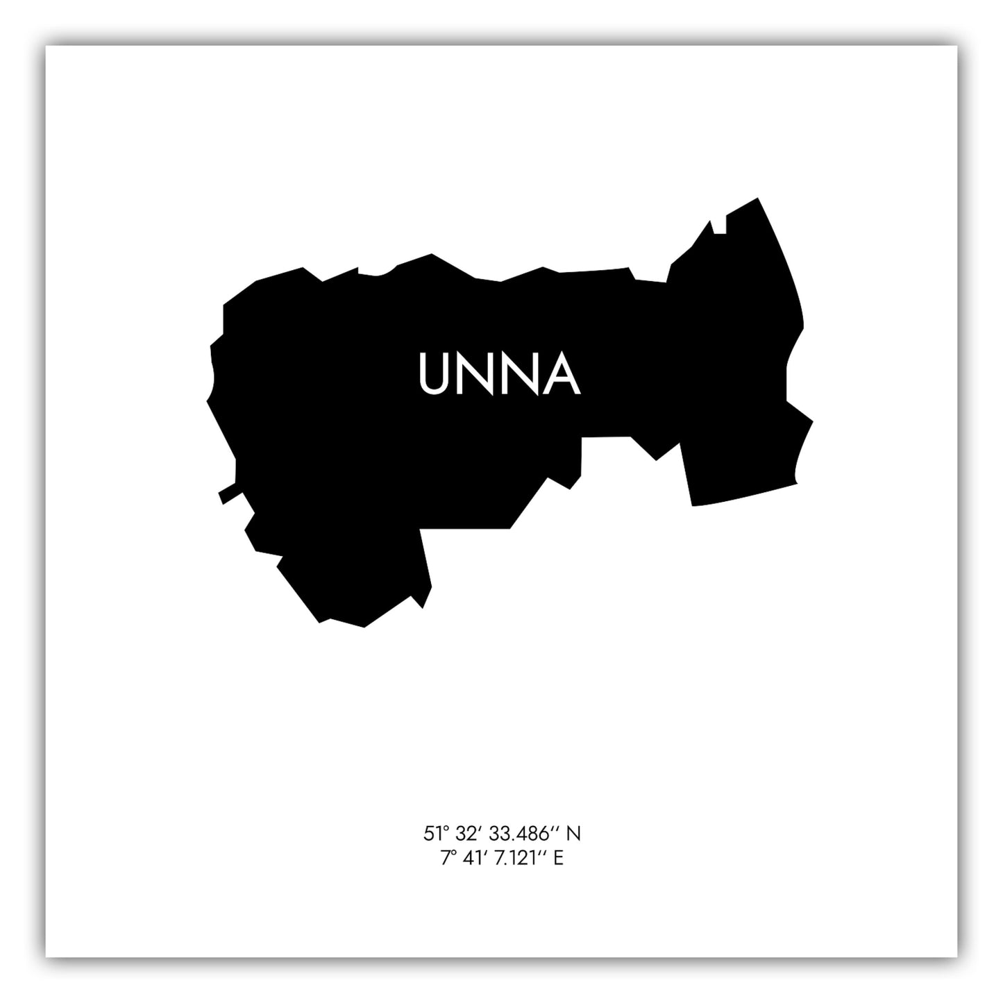 Poster Unna Koordinaten #6