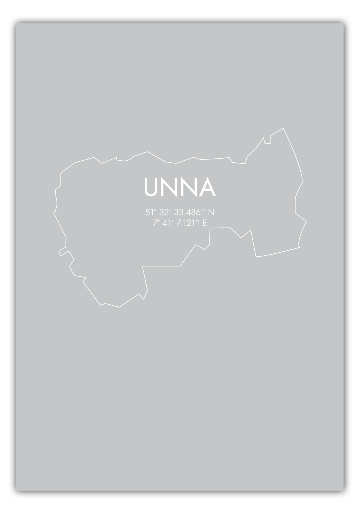 Poster Unna Koordinaten #7