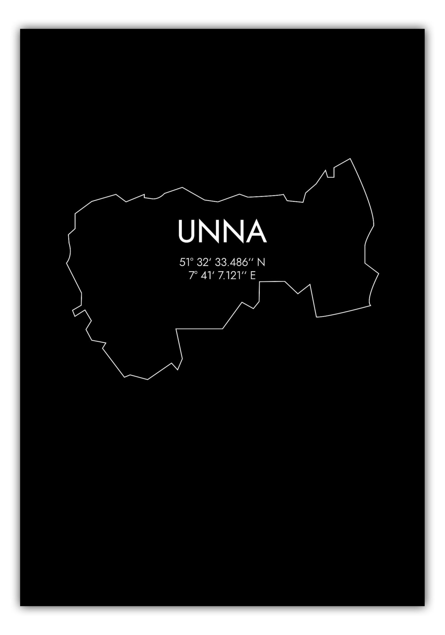 Poster Unna Koordinaten #7